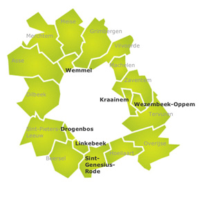faciliteiten gemeenten kaart