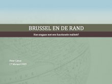 brussel en rand relatie