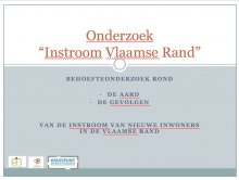 onderzoek rand instroom migraties demografie